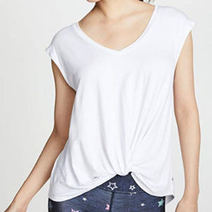Zara Terez White V-Neck Top
